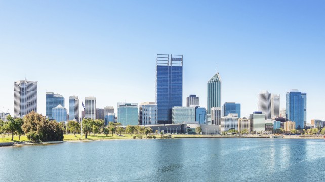 Perth view at the noon